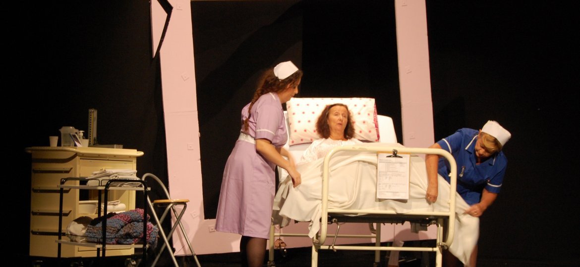 Nurse Sandler (Maxine Costa), Claire Harrison (Deborah Kloegman) & Sister Anderson (Tracy Christiansen)-min